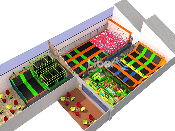  Indoor Playground Indoor Trampoline Park Factory 