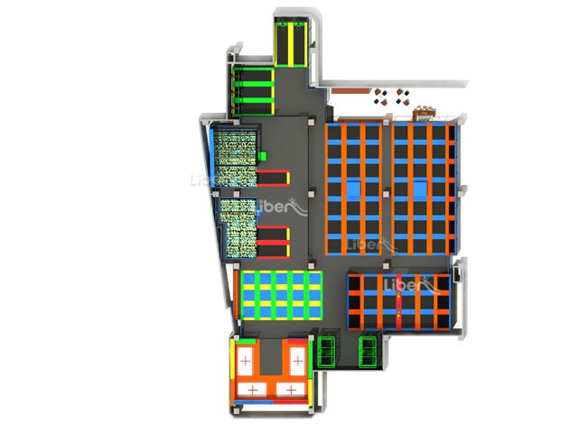 ASTM Large Customize Trampoline Park 