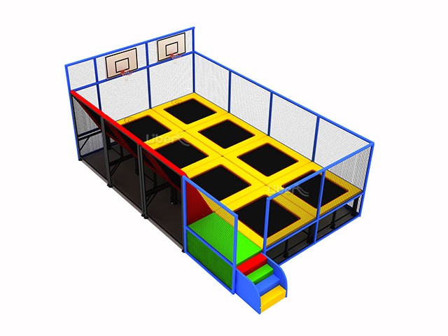 Popular Large Kids Indoor Trampoline Bed For Sale