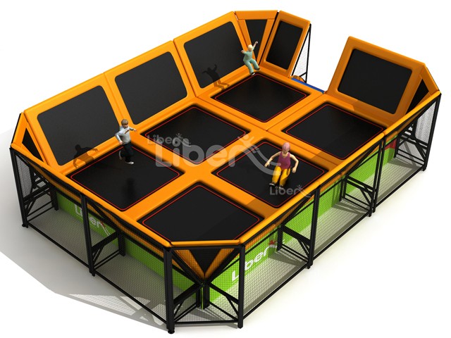 Design Trampoline Park with Shelter