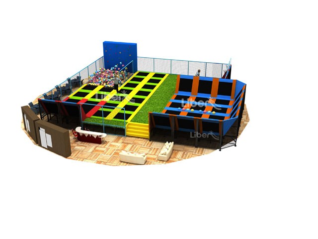 Customized Design Indoor Trampoline Park Builder