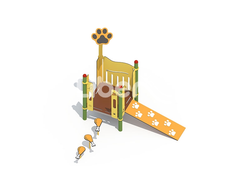 Outdoor play equipment specially designed for pets