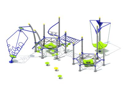 Fitness Cluster Series Outdoor Play Structure