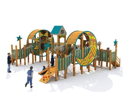 Outdoor Wooden Combined Slide Series