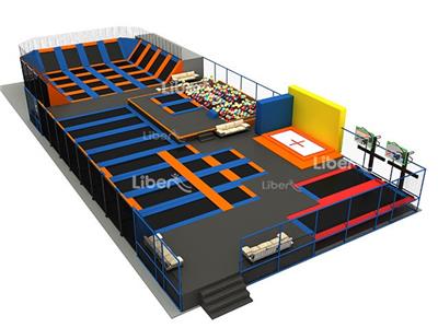 Skyzone Type China Indoor Large Trampoline Park Design