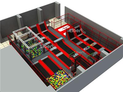 China Trampoline Foam Pit Ninja Course Trampoline Park Supplier