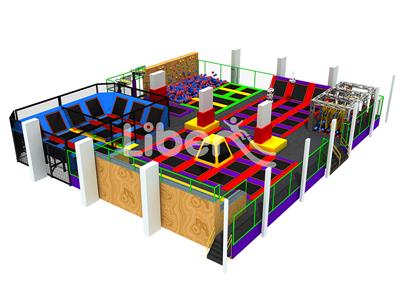 Liben large children's indoor amusement trampoline park equipment