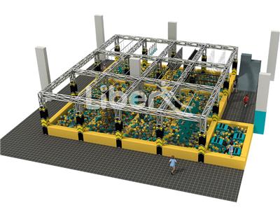 Liben Customized CE Certificated Indoor Ninja Warrior Course For Sale