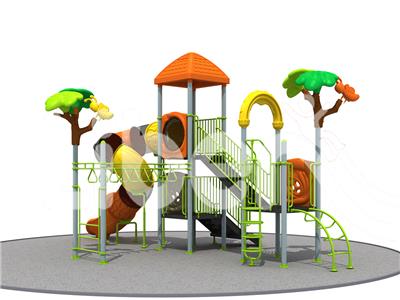 EN European Standard Kids outdoor Play Equipment With Slide